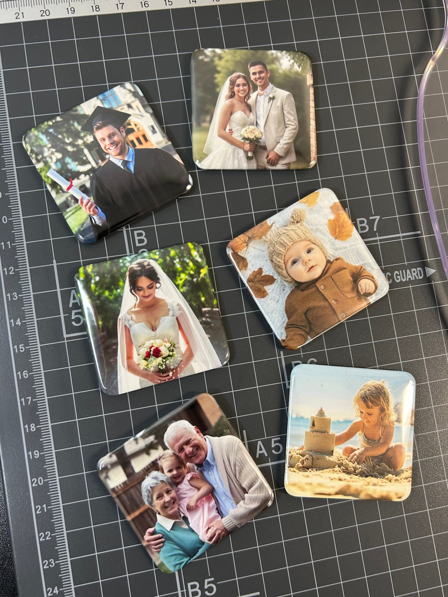 Custom Photo Magnets (Set of 6)